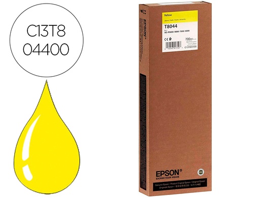 [9160899] EPSON - Ink-jet gf surecolor serie sc-p amarillo ultrachrome hdx/hd 700ml (Ref. C13T804400)