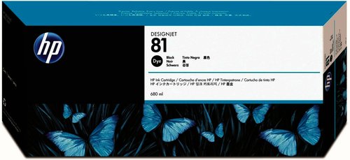 [9047591] HP ( HEWLETT PACKARD ) - Cartuchos ORIGINALES Inyección De Tinta 81 Negro (Ref.C4930A)