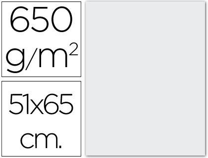 [2028239] CARTULINA EXTRA 51X65 650 GRS. -BLANCA -UNIDAD (Ref.108 KILOS)