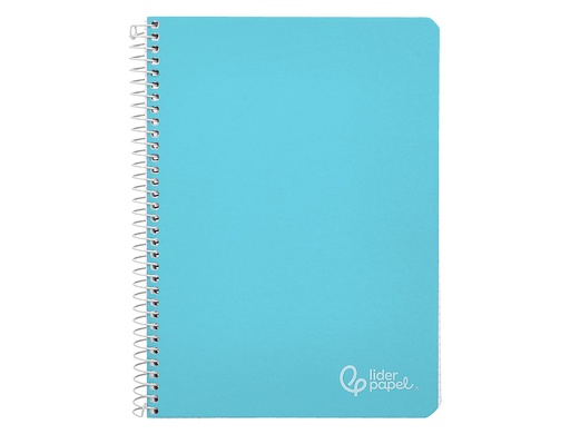 [2009781] LIDERPAPEL - CUADERNO ESPIRAL CUARTO INSPIRE TAPA DURA 80H 60 GR CUADRO 4MM CONMARGEN AZUL (Ref.BC22)