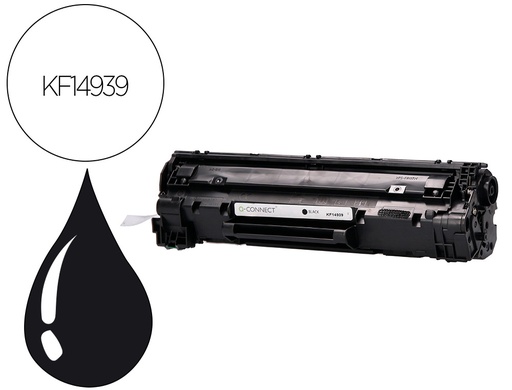 [2072709] Q-CONNECT - Toner Laser COMPATIBLES HP CE285A PARA LASERJET P1102/P1102W/M1212NF MFP/M1217NFW MFP/M1132MFP -1.600PAG- (Ref.KF14939)