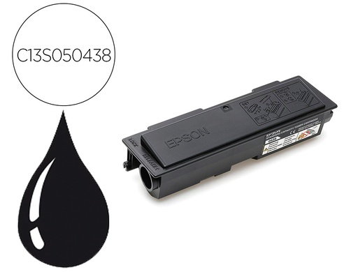 [2155049] EPSON - Toner Laser ORIGINALES 0438 Negro (Ref.C13S050438)