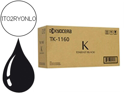 [9156605] KYOCERA MITA - KYOCERA - Toner tk-1160 ecosys p2040dn negro 7200 paginas (Ref. 1T02RY0NL0)