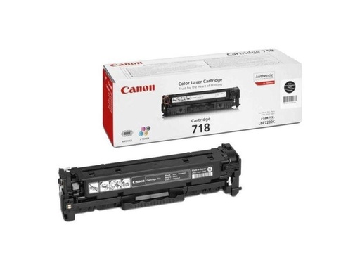 [9079652] CANON - Toner Laser ORIGINALES 718 Negro (Ref.2662B002)