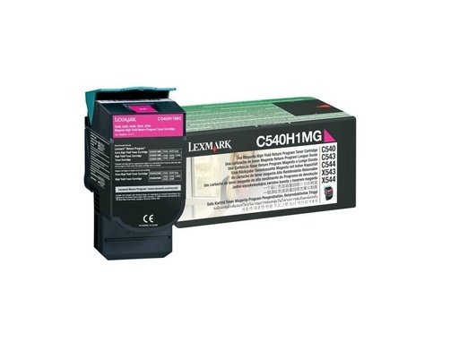 [9052886] LEXMARK - Toner Laser ORIGINALES C54x Magenta 2.000pg (Ref.C540H1MG)