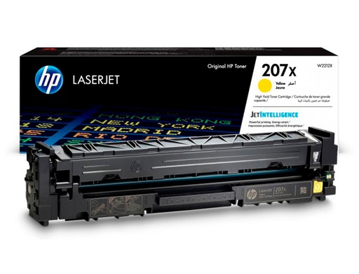 [9159634] HP ( HEWLETT PACKARD ) - Toner 207x color laserjet pro m282nw / m283fdn / m283fdw amarillo 2.450 paginas (Ref. W2212X)