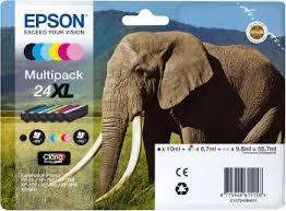[2153414] EPSON - INK-JET Nº 24XL XP-55 / 750 /760 / 850 / 860 /950 / 960 MULTIPACK 6 COLORES ALTA CAPACIDAD (Ref. C13T24384011)