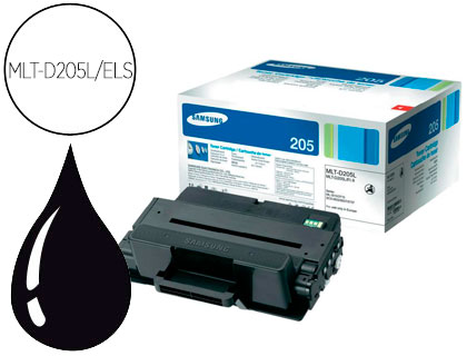 [9057699] SAMSUNG - Toner Laser ORIGINALES 205 Negro (Ref.MLT-D205L/ELS)