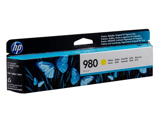 [1422866] HP ( HEWLETT PACKARD ) - Toner Laser ORIGINALES 980 Amarillo 21.000pg (Ref.D8J09A)