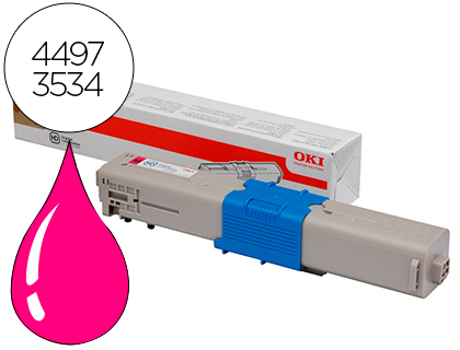 [9059095] OKI - Toner Laser ORIGINALES Magenta (Ref.44973534)
