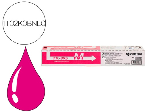 [9161493] KYOCERA MITA - KYOCERA - Toner -mita tk985m fsc-8020mcp / 8025mcp / c8520 / c8525 laser magenta tk895m (Ref. 1T02K0BNL0)