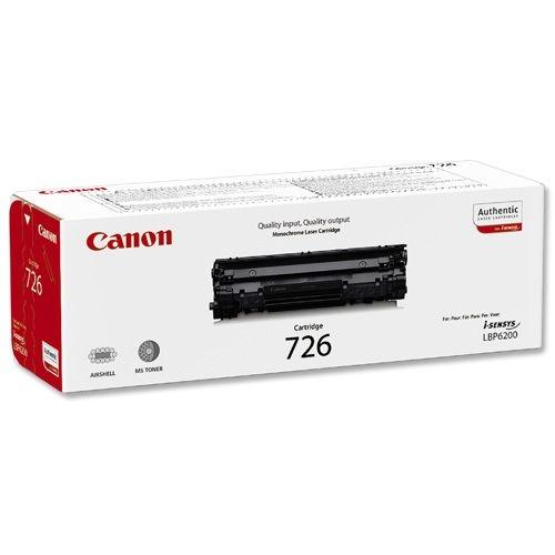 [2154820] CANON - Toner Laser ORIGINALES 726 Negro C13S050595 (Ref.3483B002)
