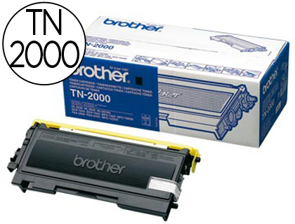 [9033864] BROTHER - Toner Laser ORIGINALES TN-2000 Negro (Ref.TN2000)