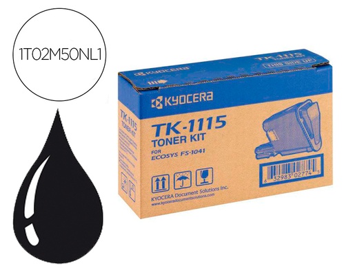 [9161474] KYOCERA MITA - KYOCERA - Toner -mita fs-1041 / 1220mfp / 1320mfp negro tk1115 (Ref. 1T02M50NL1)