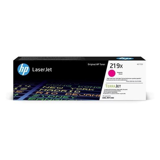 HP ( HEWLETT PACKARD ) - Toner ORIGINAL LaserJet 219X - Magenta - Alta Capacidad 2.500pag. (Ref.W2193X)