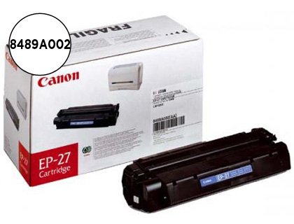 [9093903] CANON - Toner Laser ORIGINALES EP-27 Negro (Ref.8489A002)
