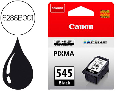 [2152008] CANON - Cartuchos ORIGINALES Inyección De Tinta PG-545XL Negro (Ref.8286B001)