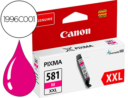 [9155043] CANON - Ink-jet 581 xxl ts9550 / ts705 magenta 830 paginas (Ref. 1996C001)