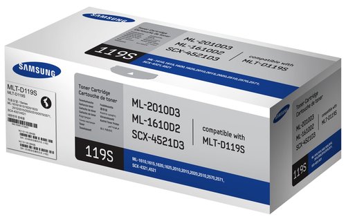 [9073733] SAMSUNG - Toner Laser ORIGINALES 119S Negro (Ref.MLT-D119S/ELS)