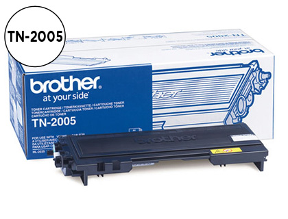 [9043414] BROTHER - Toner Laser ORIGINALES Negro (Ref.TN2005)