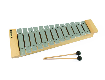 [2068880] AMAYA - Carrillon con baquetas en madera de pino y metal 48x18x6,5 cm (Ref. 441008)