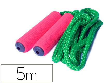 [2068899] AMAYA - Cuerda individual en polipropileno trenzado en 16 usos con mango foam 5 m (Ref. 442809)