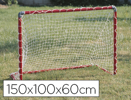 [2068927] AMAYA - Porteria de futbol con red desmontable en tubo de pvc 150x100x60 cm (Ref. 610099)