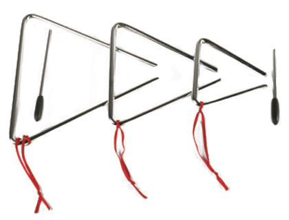 [2068886] AMAYA - Triangulo grande en acero 20x20 cm (Ref. 441029)