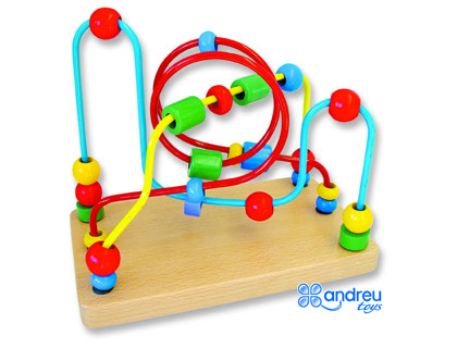 [2068287] ANDREUTOYS - Juego laberinto manipulacion para psicomotrocidad fina 23x19x13 cm (Ref. 16256)