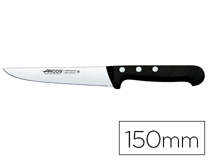 [2153871] ARCOS - CUCHILLO COCINA UNIVERSAL HOJA DE ACERO INOXIDABLE 150 MM (Ref.2813)
