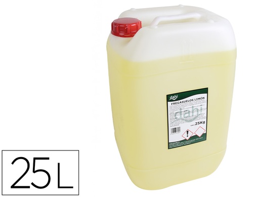 [2159957] DAHI - Fregasuelos aroma limon garrafa de 25 litros (Ref. PCH451/25L-DJ)