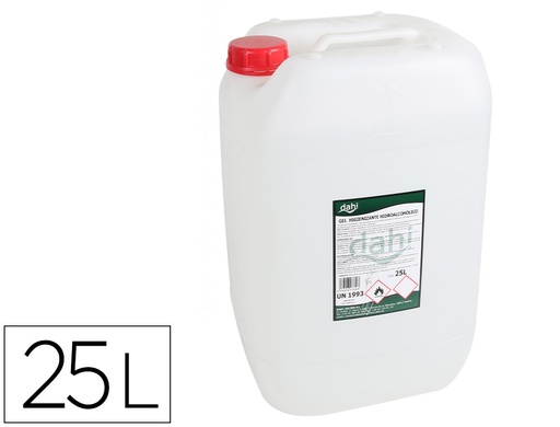 [2159956] DAHI - Gel hidroalcoholico higienizante para manos garrafa de 25 litros (Ref. PCH600/25L-DJ)