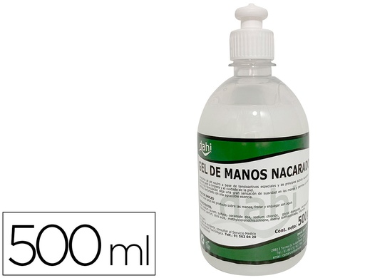 [9159952] DAHI - Jabon liquido lavamanos con dosificador bote de 500 ml (Ref. PCH063-DJ)