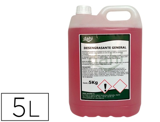 [2160003] DAHI - Limpiador desengrasante multiusos garrafa 5 litros (Ref. PCH415-DJ)