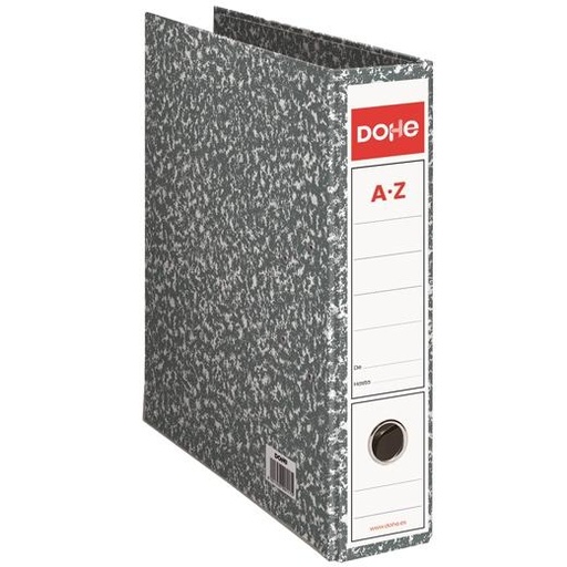 [9935266] DOHE - ARCHIVADOR ARCHICLÁS CARTÓN RÍGIDO PALANCA FOLIO LOMO ANCHO GRIS JASPEADO (Ref.09101 UNT)