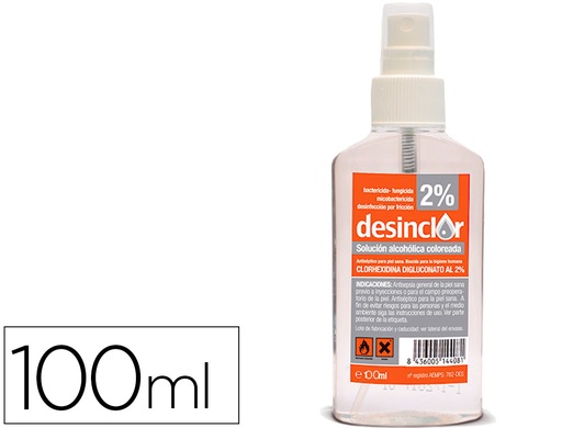 [2160506] Desinclor solucion 2% alcoholica bote de 100 ml (Ref. 2226IN)