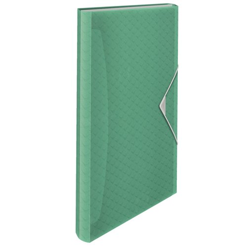 [2153811] ESSELTE - CARPETA CLASIFICADOR FUELLE COLOUR ICE POLIPROPILENO DIN A4 COLOR VERDE 6 DEPARTAMENTOS CIERRE (Ref.626253)