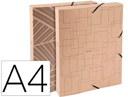 [2162291] EXACOMPTA - Carpeta de proyecto eterneco carton ecologico din A4 lomo 40 mm (Ref. 59447E)