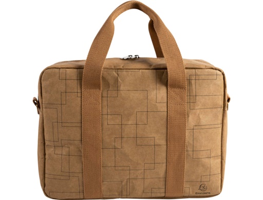 [2162297] EXACOMPTA - Maletin para portatil eterneco 14\" cuero imitacion vegetal 325x90x420 mm (Ref. 17660E)