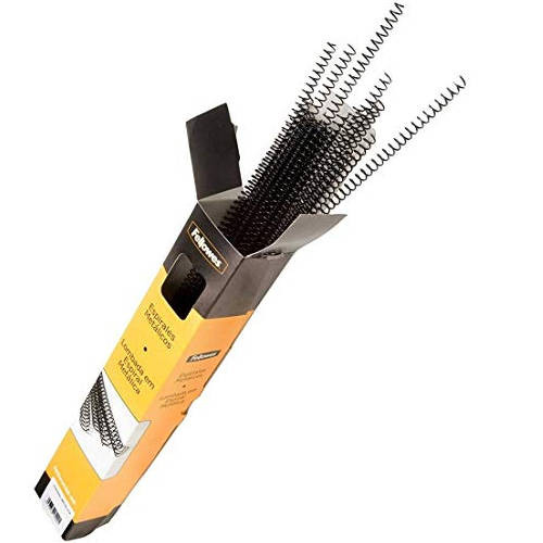 [9924594] FELLOWES - PACK DE 100 ESPIRALES METÁLICAS NEGRAS 8 MM (Ref.5110101)