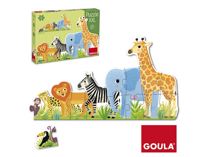 [2067990] GOULA - Puzzle xxl decreciente selva 16 piezas (Ref. 53426)