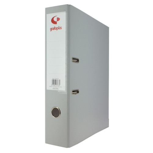 [9934853] GRAFOPLÁS - ARCHIVADOR PALANCA 65MM GRAFCOLOR A4 FORRADO PP GRIS (Ref.17269571)