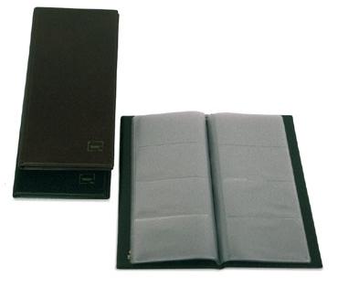 [9931626] GRAFOPLÁS - PORTATARJETAS AMERICANO BASIC PARA 160 TARJETAS 290X140MM PVC NEGRO (Ref.3771010)