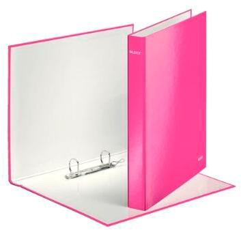 [9934300] LEITZ - CARPETA de ANILLAS WOW A4 180º 2 an.MIXTAS 25mm FUCSIA (Ref.42410123)