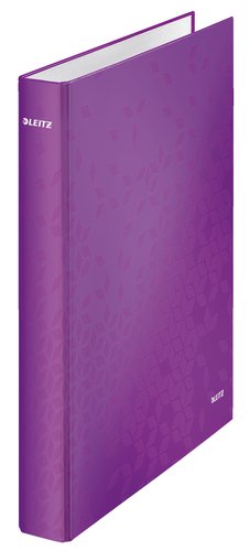 [9934304] LEITZ - CARPETA de ANILLAS WOW A4 180º 2 an.MIXTAS 25mm VIOLETA (Ref.42410162)