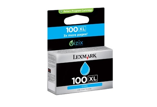 [2151890] LEXMARK - INK-JET 100XL PRO 205 / S305 / 405 / 505 / 605 / 815 CIAN 600 PAG (Ref.14N1069E)