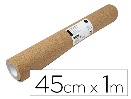 [2062907] LIDERPAPEL - CORCHO ADHESIVO ANCHO 45CM LONGITUD 1M ESPESOR 1MM EN ROLLO (Ref.CO11)