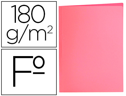 [2010432] LIDERPAPEL - Subcarpeta folio rosa pastel 180g/m2 (Ref. SC39)