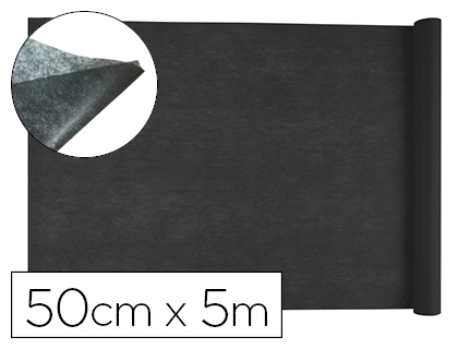 [2006108] LIDERPAPEL - TEJIDO SIN TEJER TERILENO 25 G/M2 ROLLO DE 5 MT NEGRO (Ref.TS07)