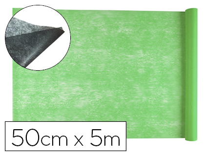 [2006111] LIDERPAPEL - TEJIDO SIN TEJER TERILENO 25 G/M2 ROLLO DE 5 MT VERDE (Ref.TS10)